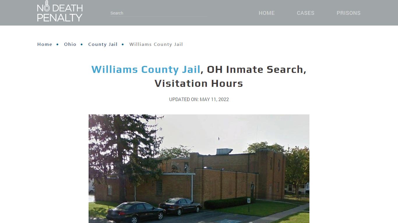 Williams County Jail, OH Inmate Search, Visitation Hours
